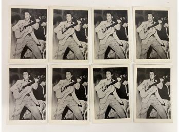 Eight Elvises! Black And White Cards Ready To Rock