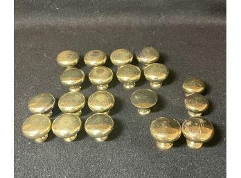 Vintage Knobs And Hardware. 19  Solid Brass Knobs