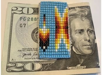 Money Clip, Beadwork - Native American