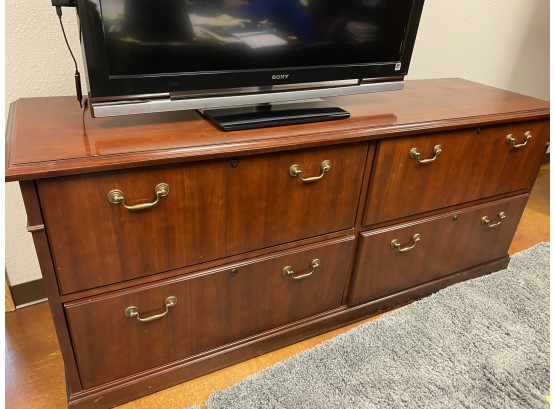 Four Drawer Credenza File Cabinet