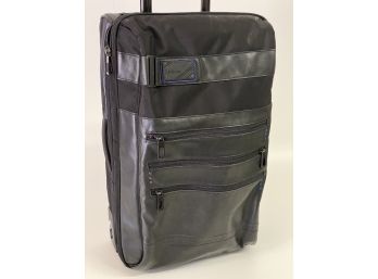 Carry On Rolling Luggage Leather And Nylon Dakine