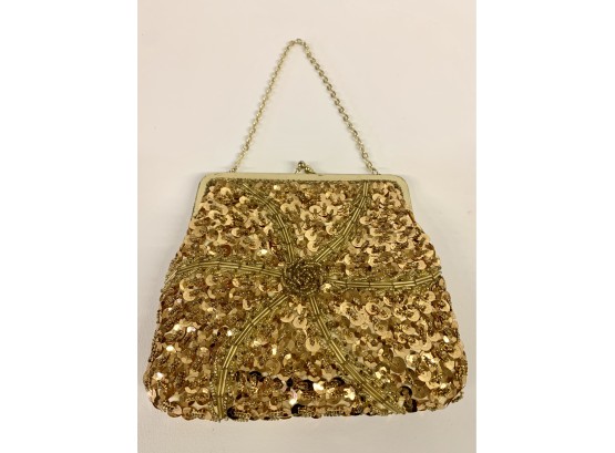 Gold Sparkle Purse, Just In Time For The Holidays !!