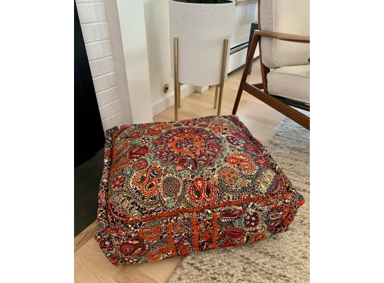 Rafael Paisley / Colorful Thick Floor Pillow  9 X 23