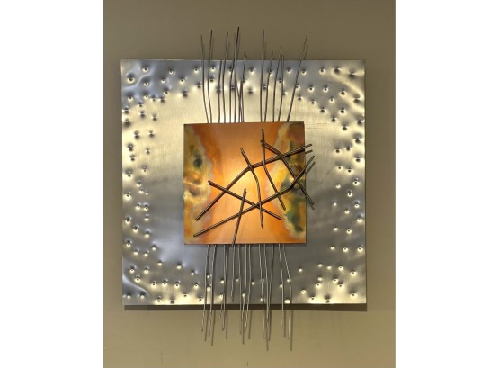 Artistic Metals Wall Art,  Forged Copper And Hammered And Soldered Steel And Metals