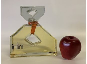 Vintage Infini Caron Perfume Factice Bottle 8.5 X 7 Inches Approx.