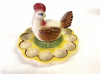 Chick Deviled Egg Service Dish And Bowl Will Make You The Hit Of The Party!