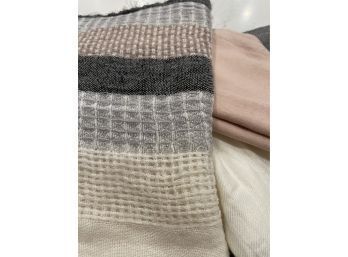 Seasonal Scarves X 4,  Soft Lightweight And Very Cozy