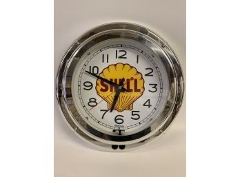 Vintage Shell Oil Advertising  Wall Clock  14inch
