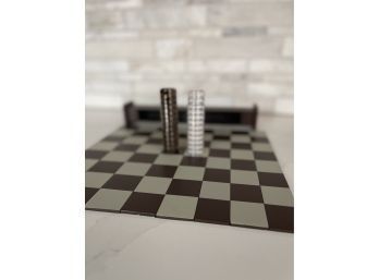 Fun And Funky Retro Roll-up Checkers.