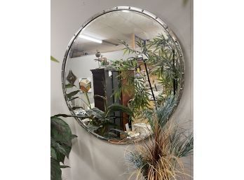 Awesome Restoration Hardware Inspired Chrome Mirror