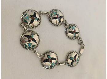 Hummingbird Silver Bracelet