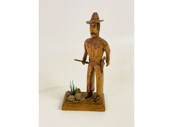 Fantastic Carved Rifleman Stands Almost 11 Inches Tall