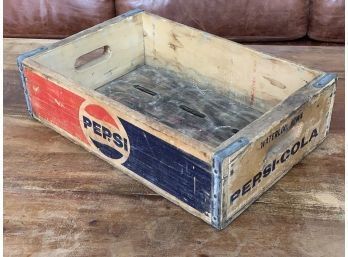 Old Wooden Pepsi Crate From Waterloo Iowa