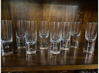 Six Kosta Brada Shot Glasses