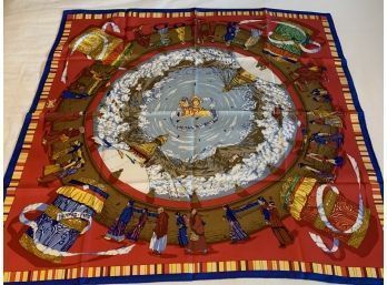 Hermes Scarf   Prieres  Au Vent / Prayer In The  Wind
