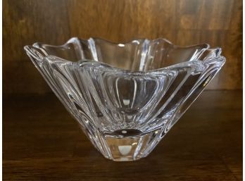 Small Orrefors Of Sweden Heavy Crystal Candy Bowl Corona Crown