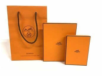 Empty Hermes Bag And 2 Boxes
