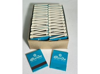 Vintage Box Of Unused Matches From The Sands In Las Vegas