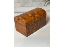 Burled Wood-Classic Domed Lid Treasure Box