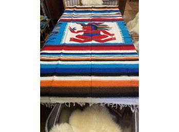 Mexican Mayan Blanket Or Table Cloth