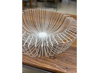 Contemporary Wire Basket Sculpture/centerpiece
