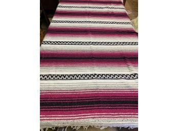 Mexican Cotton Blanket Or Table Covering