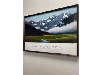 Cherry Creek Arts Festival 25th Anniversary Print, Signed, Numbered And Framed