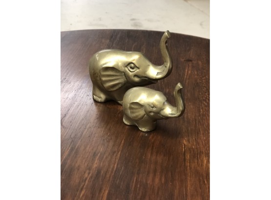 Brass Elephants, A Pair