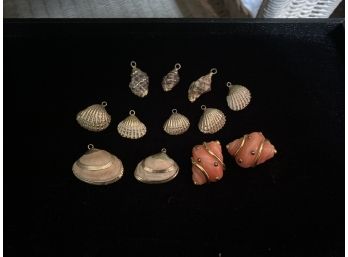 Shell Jewelry Pendants And Earrings