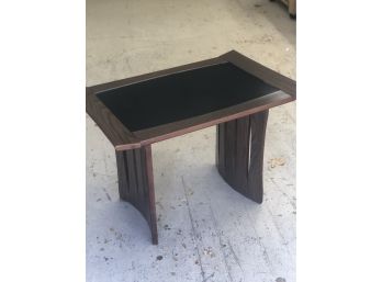 Mid Century Modern Asian Inspired Side Table