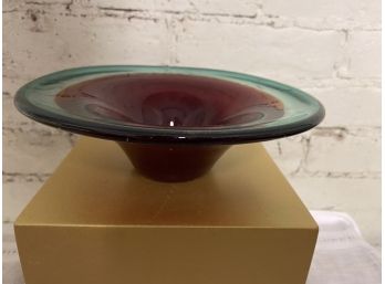 Heavy Murano Glass Bowl