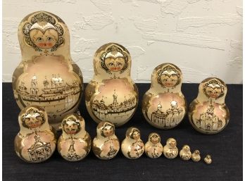 Russian Nesting Dolls  Set Of 13