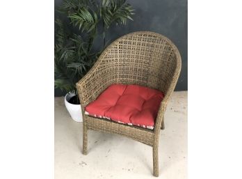 Amazing Organic Rattan Chair With Cushion