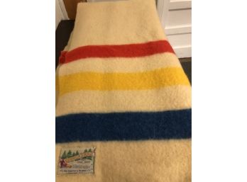 ORRLASKAN  100 Pure Wool Blanket  Pretty Good Condition, Does Have Some Blemishes