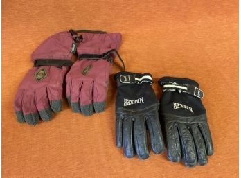 2 Pairs Of  Winter Gloves.