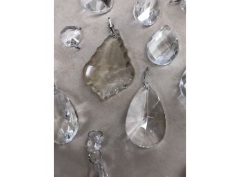 Chandelier Crystals- Shiny, Faceted, Variety Of Shapes And Sizes!