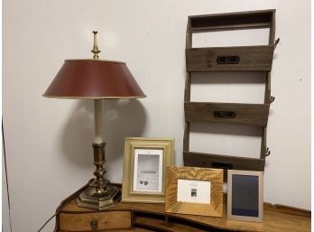 Lamp, Frames And Organizer