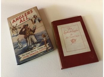 Fish On !! Set Of Two Vintage Fishing Books By John Taintor Foote