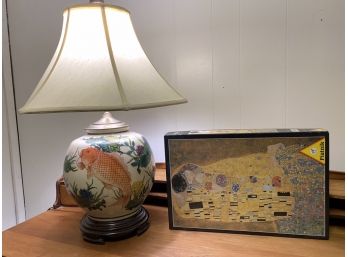 Koi Fish Lamp And Art Puzzel