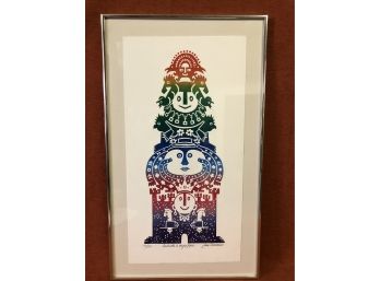 Signed & Numbered JEAN SARIANO Etching  ISABELLA LA MAGNIFIQUE