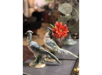 Pair Of Vintage Ceramic Birds