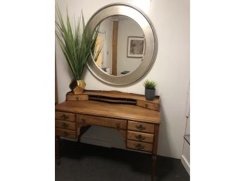Large Round Mirror Approximately 40 Inches