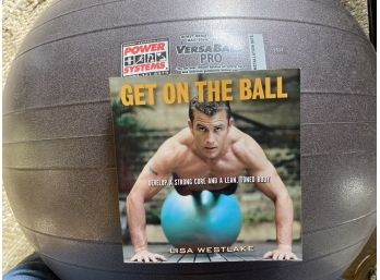 Large Versa-ball Pro Fit-ball And Book