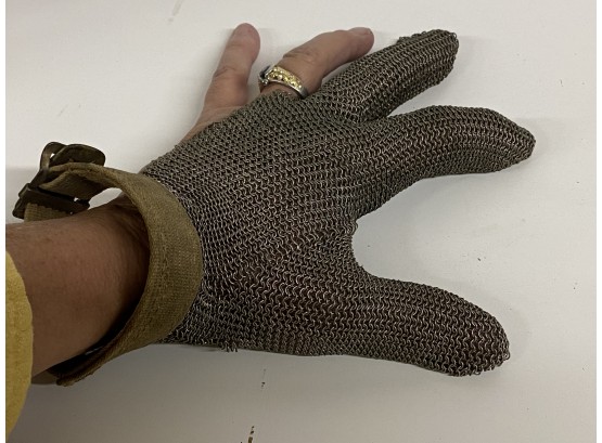 Vintage Chain Mail Butchers Glove