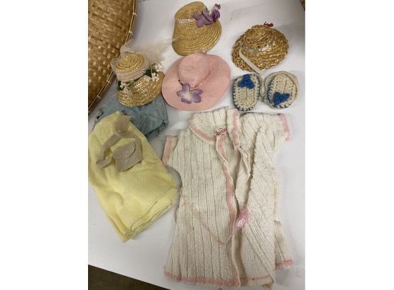 Baby Doll Misc Lot Headed By Original Chenille Dolrobe
