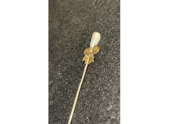 Vintage Freshwater Pearl Hat Pin/Stick Pin