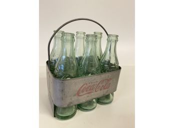 Vintage Coca Cola Six Pack Bottle Carrier