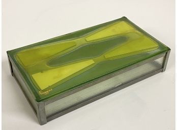 Mid Century Glass Box By Higgens