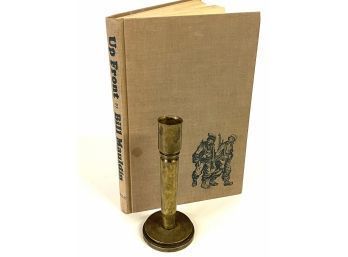 Trench Art Vase And Up Front Book
