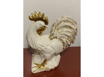 1950s Rooster TV Lamp By Beachcomber Potteries #2, 10x9 Inches